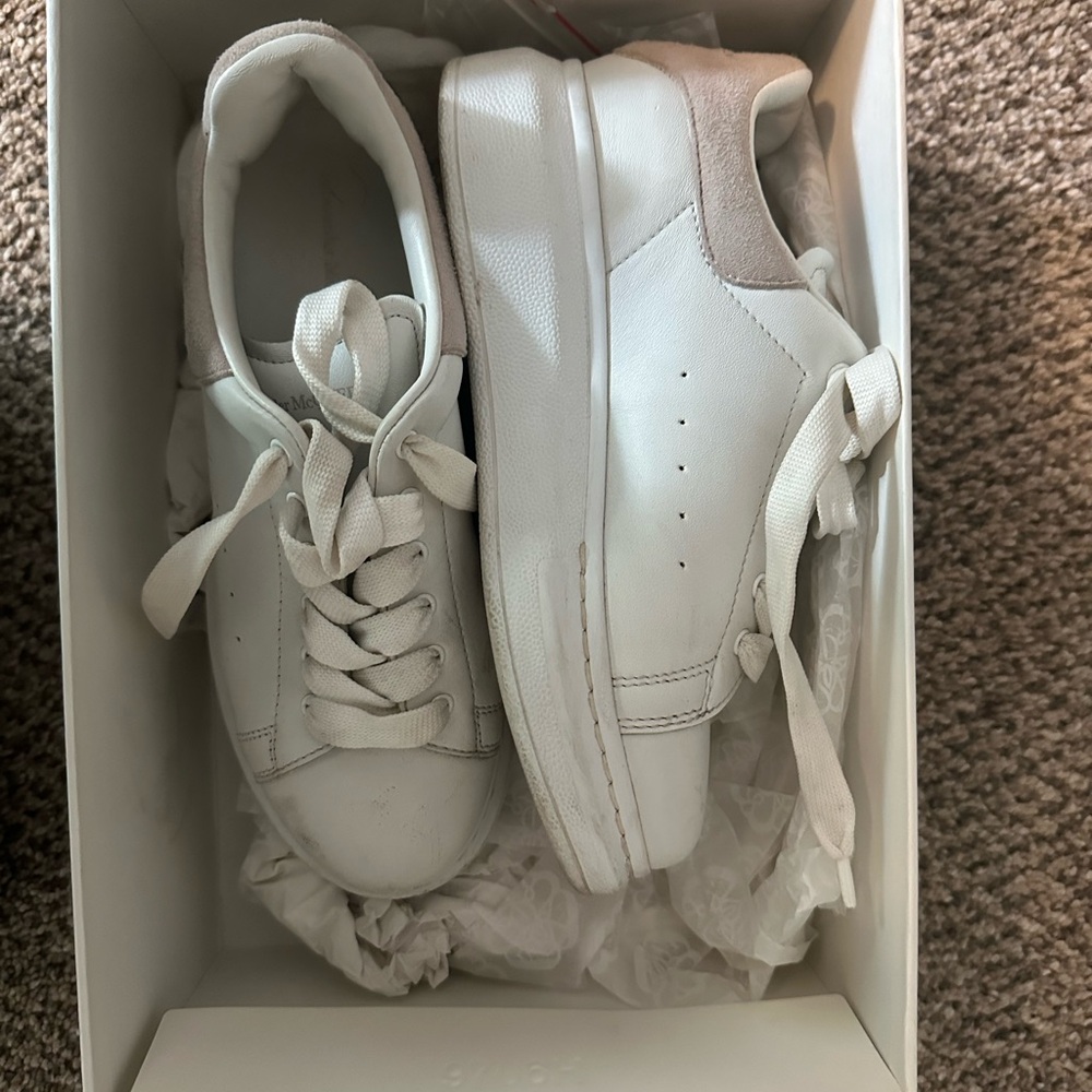 Alexander McQueen Kids White Sneakers